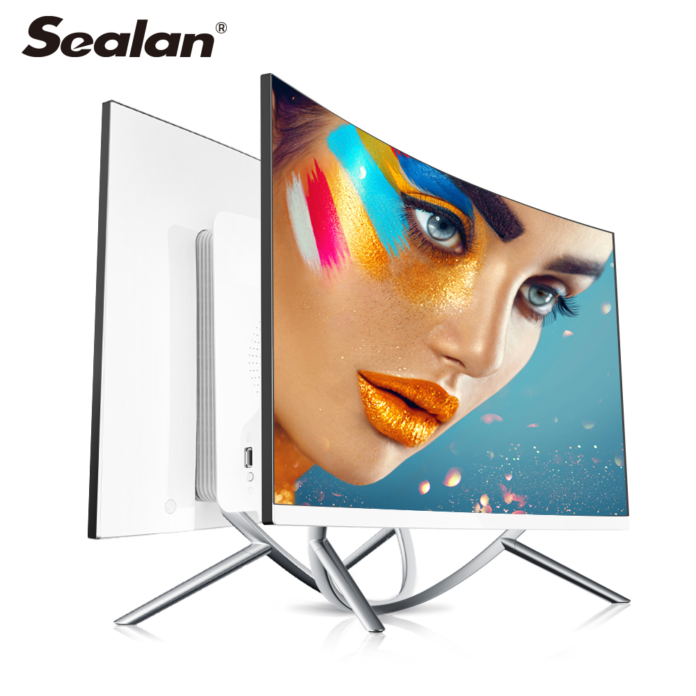 SEALAN 27 дюймов изогнутый fhd экран i7-3537 все-в-одном настольные компьютеры игровые aio pc RAM 16 Гб SSD 480 ГБ allinone компьютер