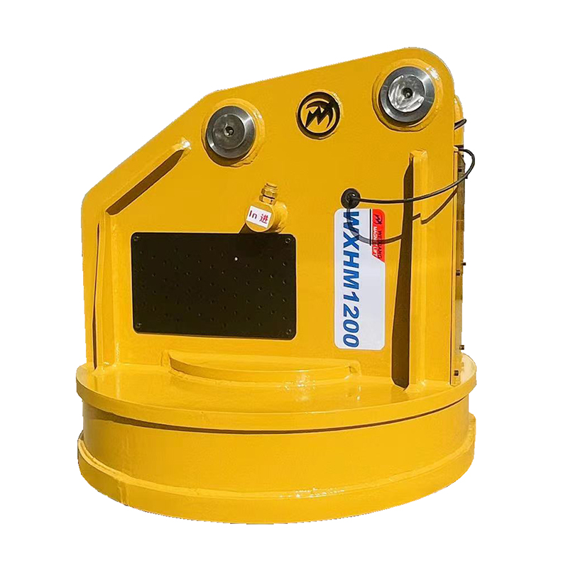 WEIXIANG Magnet For Excavator Steel Plate Handling Equipment 1 Ton Metal Scrap Electromagnetic Lifter Used On Truck