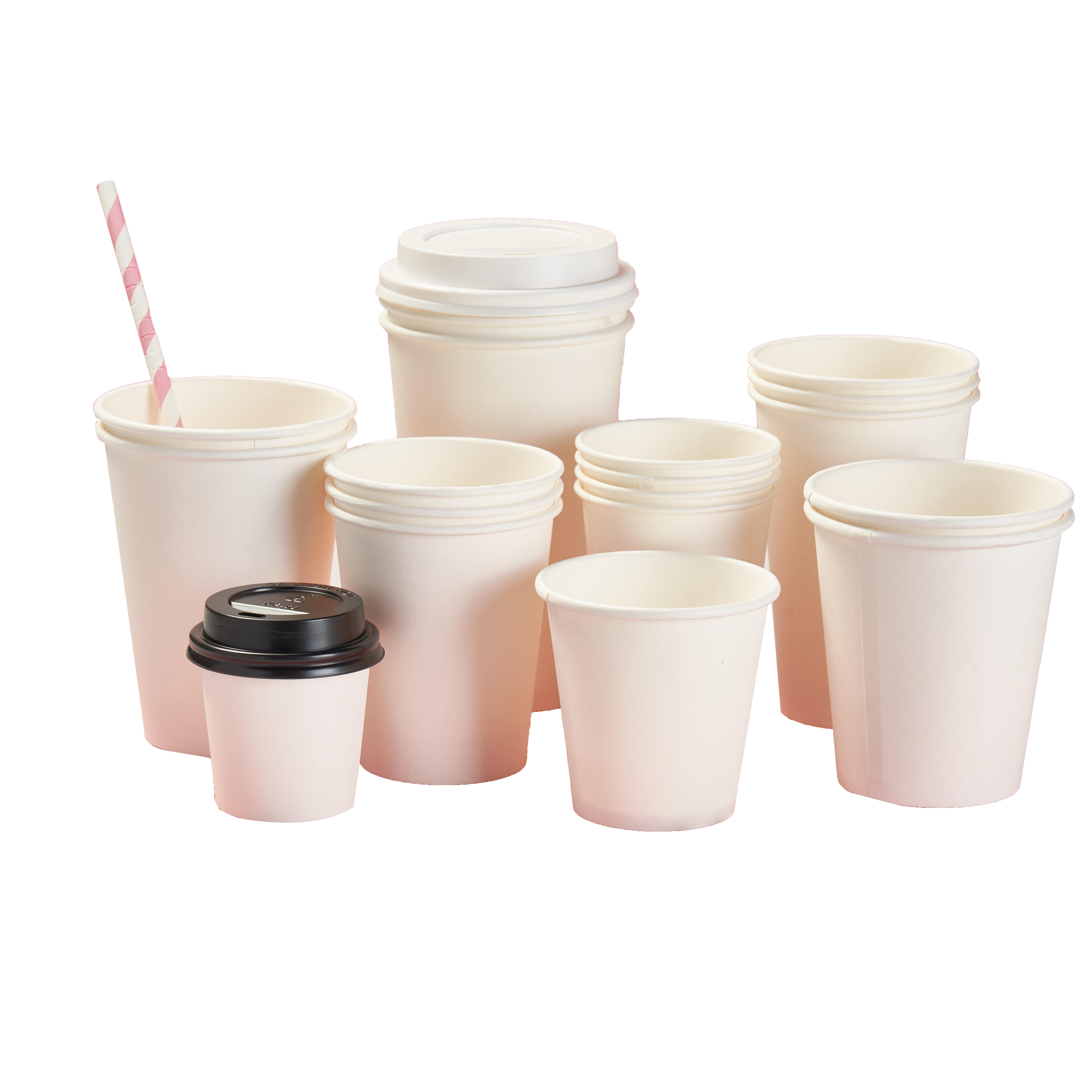 Custom printing PLA single wall coffee paper cup with lds