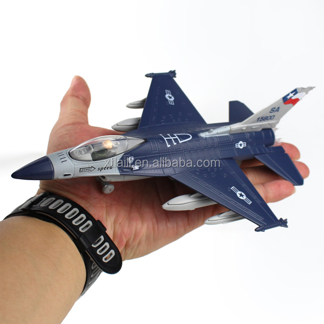 Модели летательных аппаратов F-16 из сплава/модели летательных аппаратов