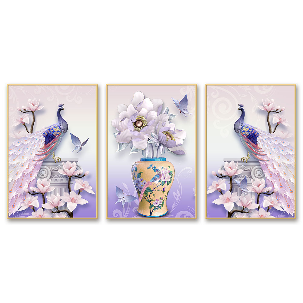 Cross Stitch Kits Embroidery DIY Needlework 11CT Stamped Kit and 14CT Counted Set for Home Decoration Patterns Animals NCMA100
