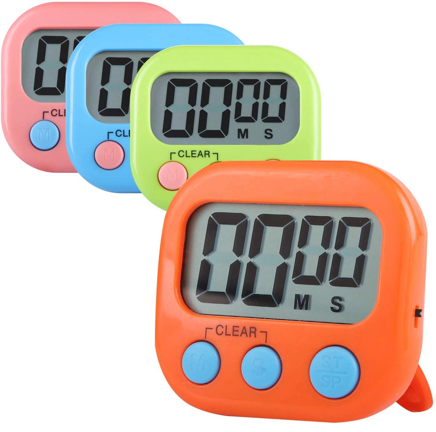 Wholesale Mini LCD Kitchen Digital Timer Magnetic Countdown cute kitchen timer