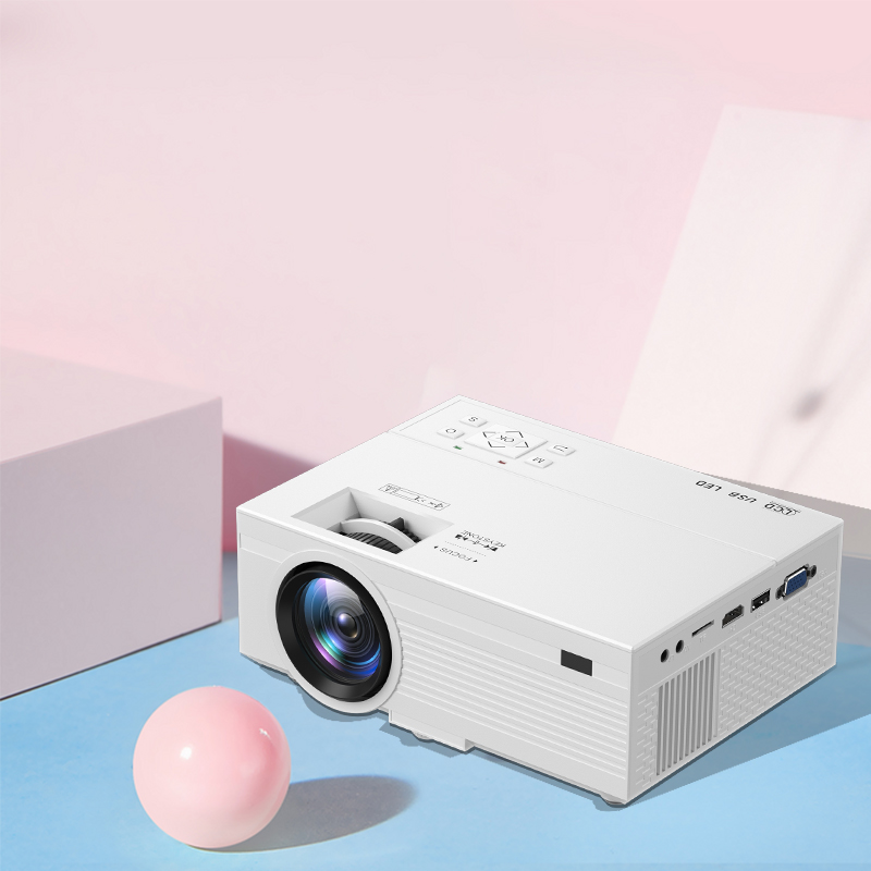 WiFi Connection High Lumens 1080P Supported HD Proyector Supported Zoom Compatible iOS Android Phone Projector