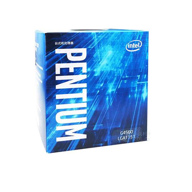 (Intel) G4560 Pentium 2 ядра 4 потока в штучной упаковке процессор Количество ядер процессора для H410/B460 материнская плата