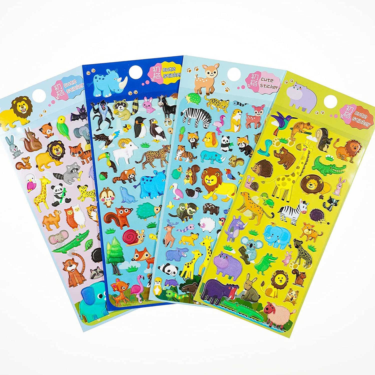 Rewarding Gifts Puffy Creative Sticker Assortment 3D Stickers for Kids Bulk Stickers for Kids Toddlers