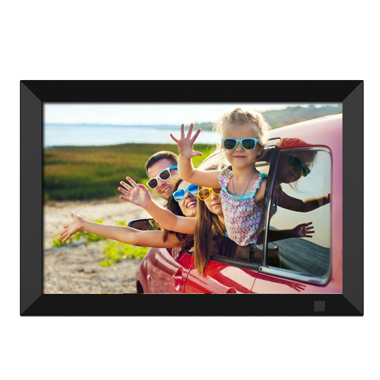 10.1 Inch Smart WiFi Frame 16GB 1280x800 IPS HD LCD Touch Screen Auto-Rotate Portrait and Landscape Cloud Digital Photo Frame