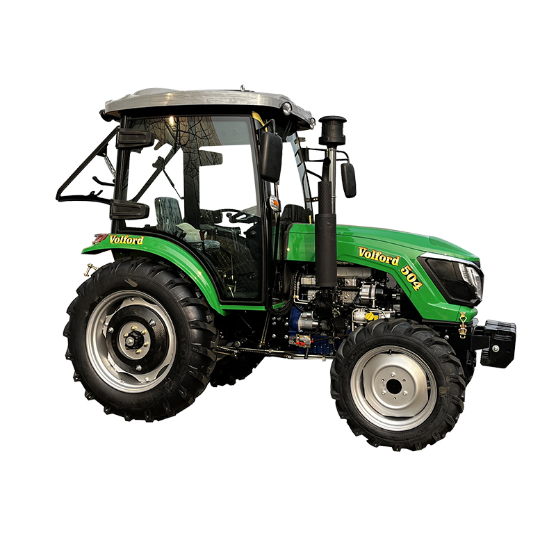 Прямой экспорт YTO engine brand yto 50hp 4WD, небольшой сельскохозяйственный трактор 504, трактор с кабиной