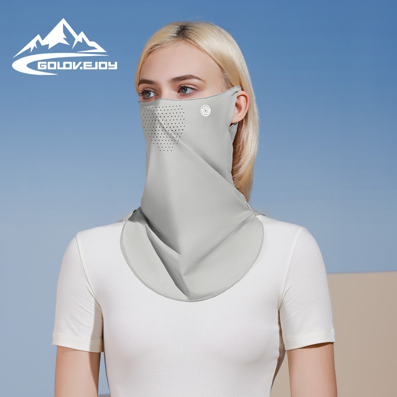 GOLOVEJOY XTJ128 Upf50 Summer Outdoor Activities Cooling Face Mask Golf Bandanas With Ear Loops Uv Protection Face Cover