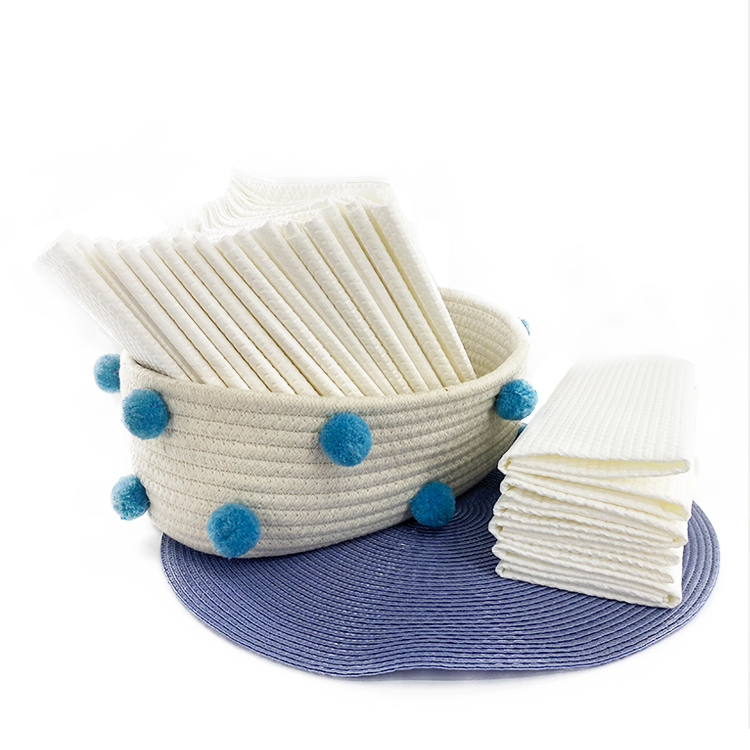 Super Markets White Dryers Pet fiber cat cleaning disposable towel
