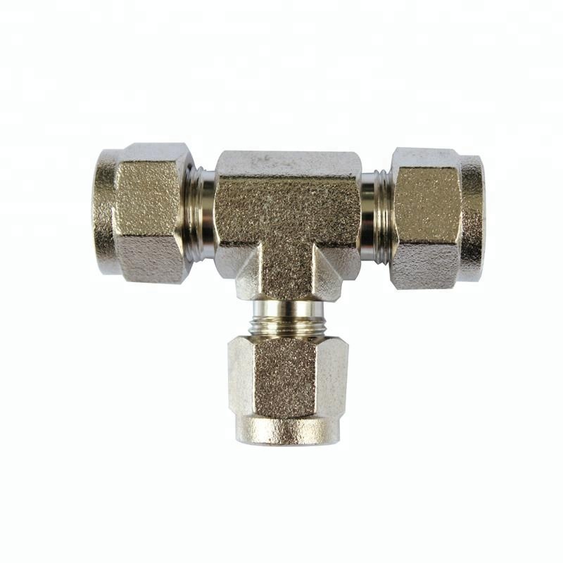 3/8" Screw Connecting For Mist Cooling System 3/16" Female Thread Misting Nozzles T Connectors