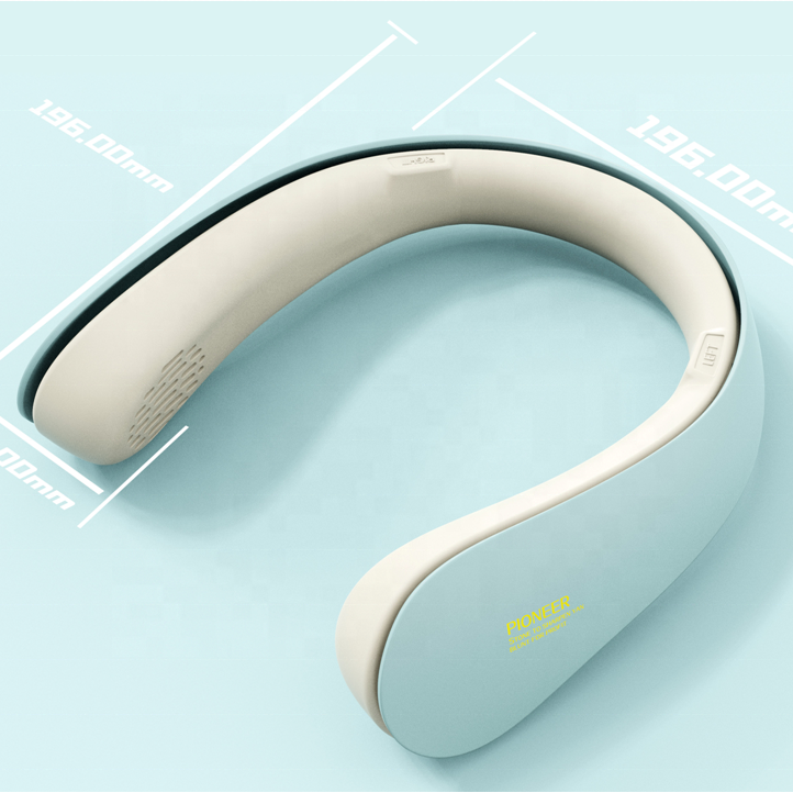 Новинка 2021, трендовый USB-вентилятор, небольшой подвесной безлопастной шейный вентилятор, портативный Перезаряжаемый мини-вентилятор