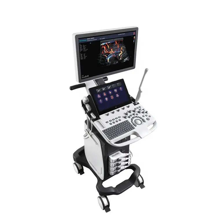 sonoscape p50 high quality advanced trolley color doppler ultrasound scanner machine price
