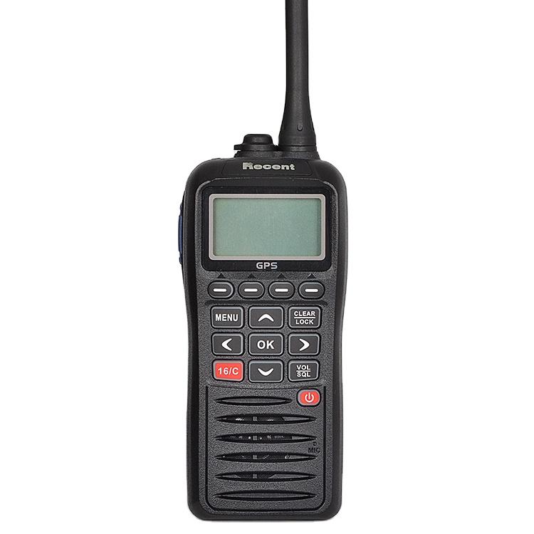 Практичный портативный IPX7 водонепроницаемый УКВ морской радио встроенный GPS SONY DSC Моб RS-38M переговорное устройство