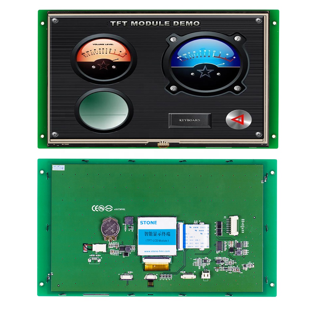 Камень 10,1 дюймов HMI дисплей сенсорный экран 1024x600 USB TFT ЖК-контроллер плата RS232 RS485 интерфейс