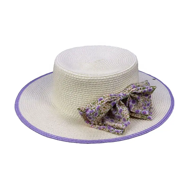 Ladies Summer Hats With Simple Design Elegant Hats Attached With Ribbon Soft And Comfortable Sunhats Idyllic Style