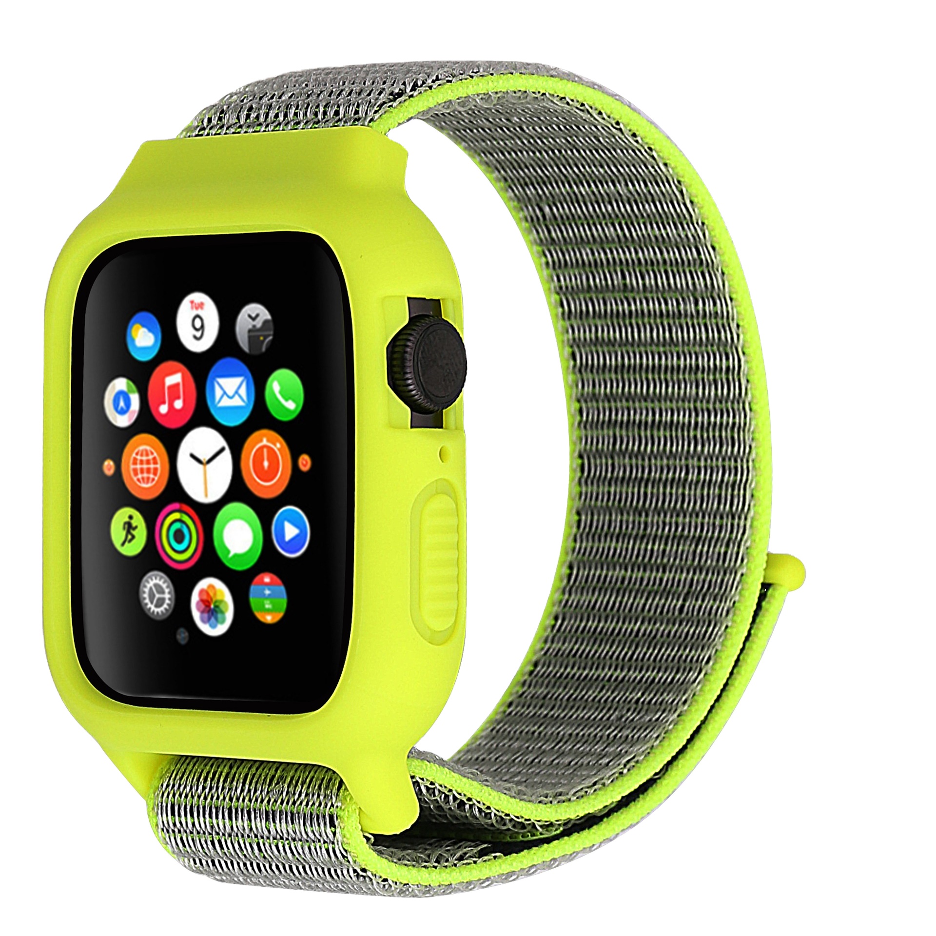 Браслет для Apple Watch, спортивный ремешок, ремешок для часов, силиконовый чехол с нейлоновым ремешком для мужчин и женщин, ремешок для часов Apple Watch