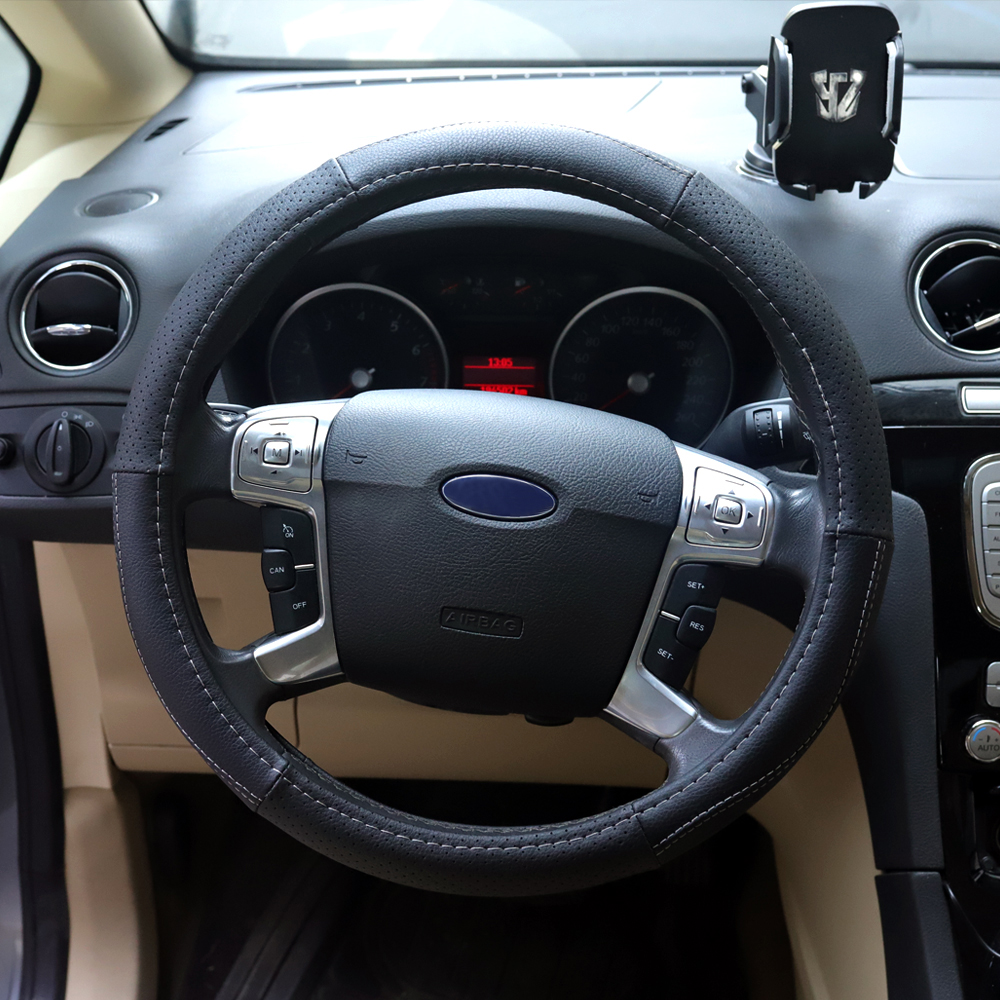 Экологичное белое кольцо из ТПЭ для большинства автомобилей, рулевое колесо, чехол для рулевого колеса автомобиля