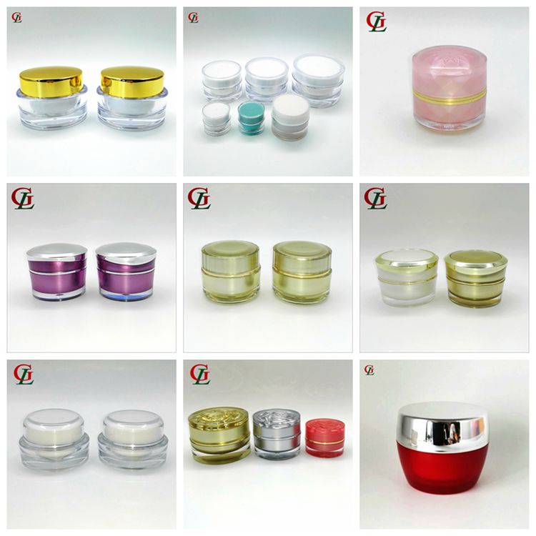 PP 10g black red cosmetic jar cream packaging jar round jar with low price