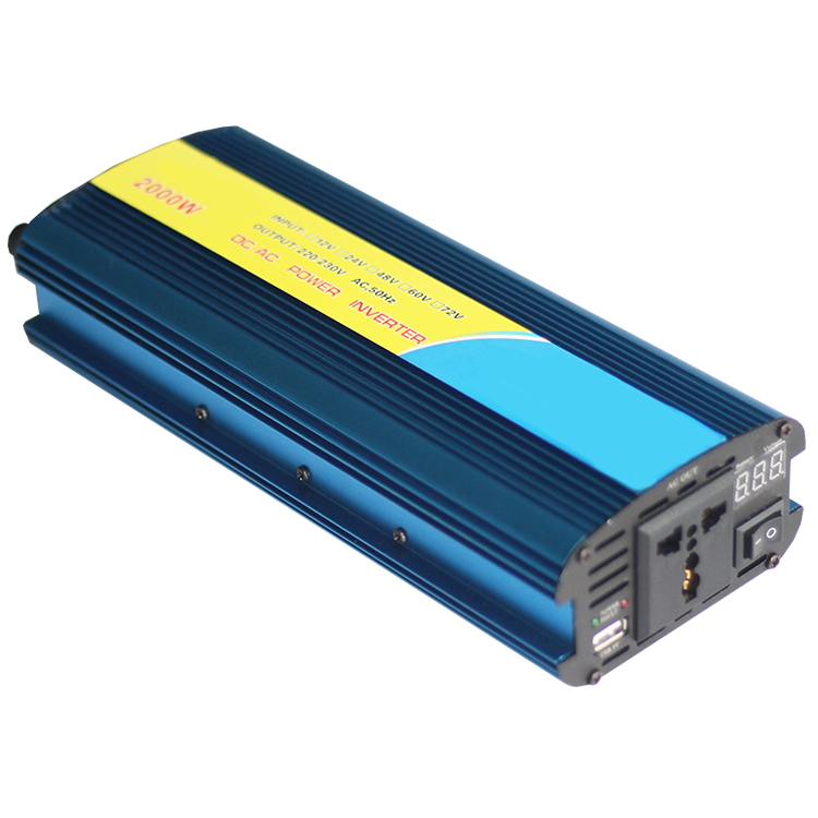 Автомобильный инвертор с дисплеем off grid 12v 24v to ac 110v 220v 300w 600w 800w 1000w, модифицированный синусоидальный инвертор
