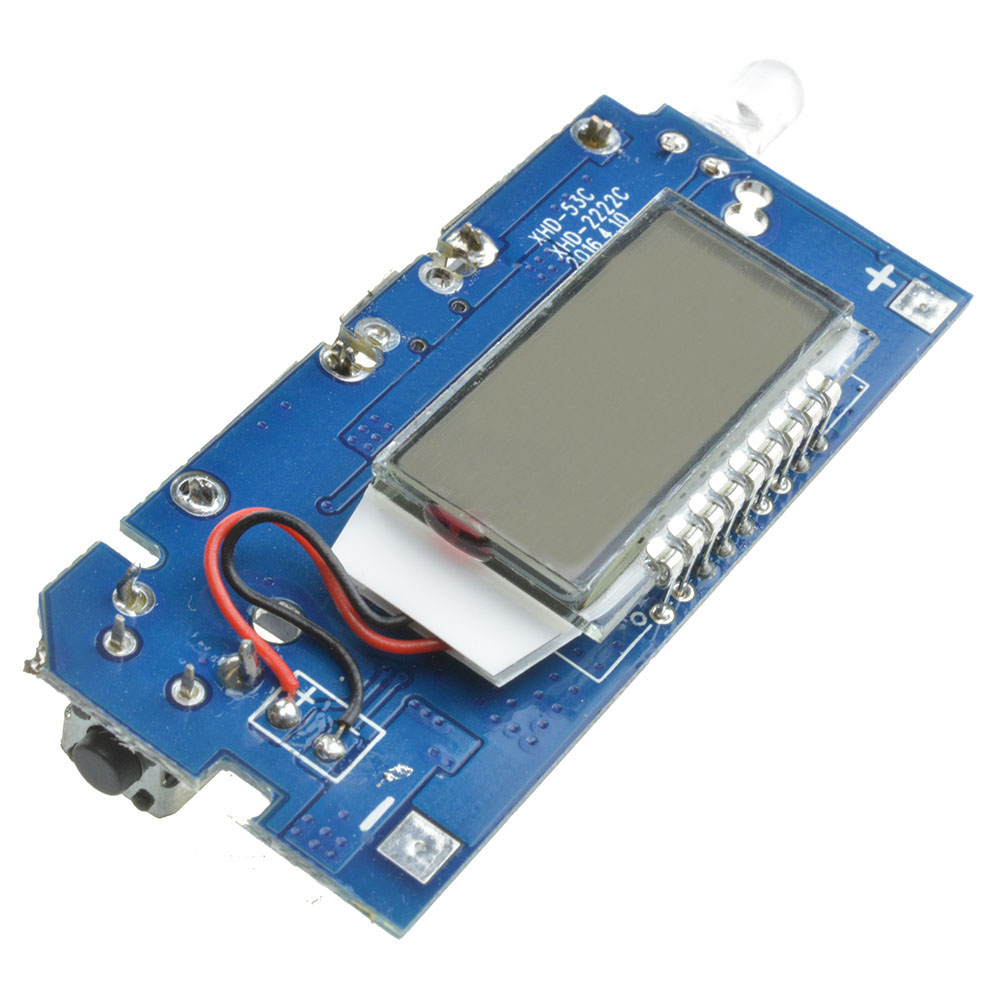 Dual USB 5V 1A 2.1A 18650 Battery Charger Board Mobile Power Bank Charging Module PCB LCD Display For Arduino