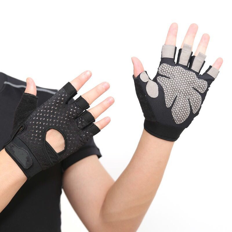 Sports Fitness Weight Lifting Gym Gloves Training Fitness Bodybuilding Workout Wrist Wrap Exercise Glove for Men Women