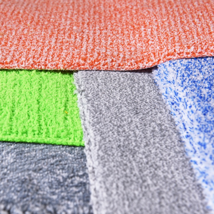 Microfiber cloth for mop and cleaning cloth Coral Fleece mop Fabric shandong hengtai textile factory wholesale