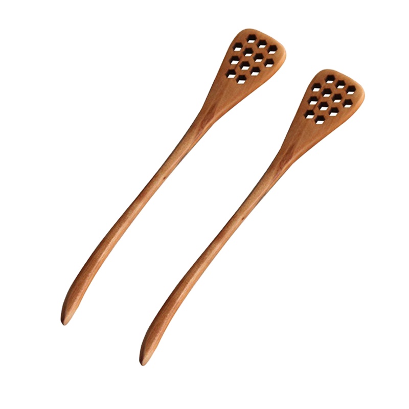 Wholesale lovely shape wood honey spoon stick for sale
