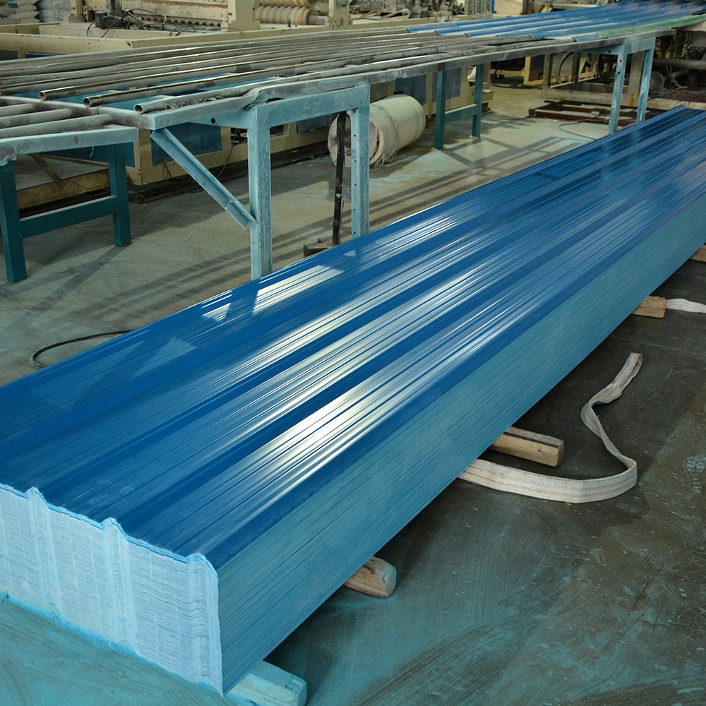 Заводская цена, UPVC Tejas de PVC ASA гофрированная пластиковая черепица