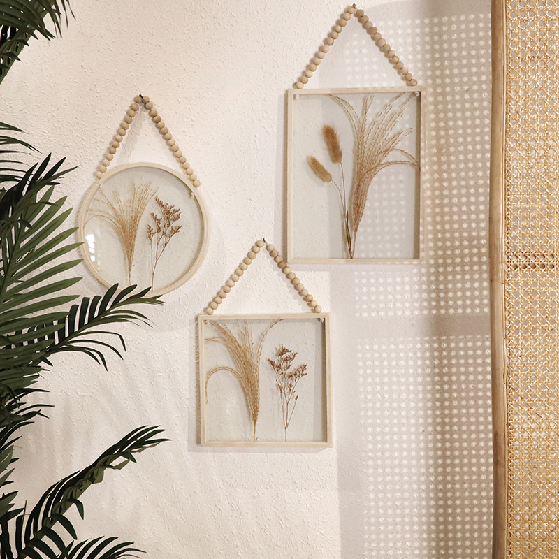 Wholesalers Square Frame With Pressed Dried Flowers Photo Frame Acrylics Photo Frame