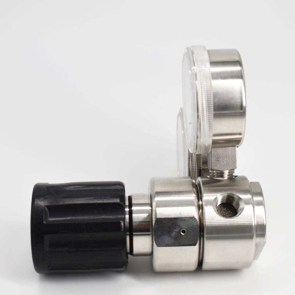 Stainless steel first-order double-table decompression device high pressure laboratory airway pressure regulator