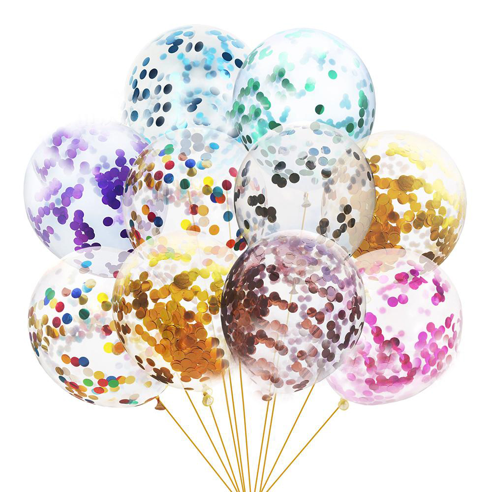 100pcs Globo De Latex Confeti Latex Bobo Filling Confetti Balloons Set Suppliers For Wedding Party Decoration