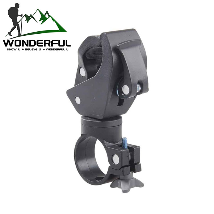 Mobile Phone Universal Reinforced Nylon Black 360 Degree Rotatable Umbrella Bicycle Light Holder