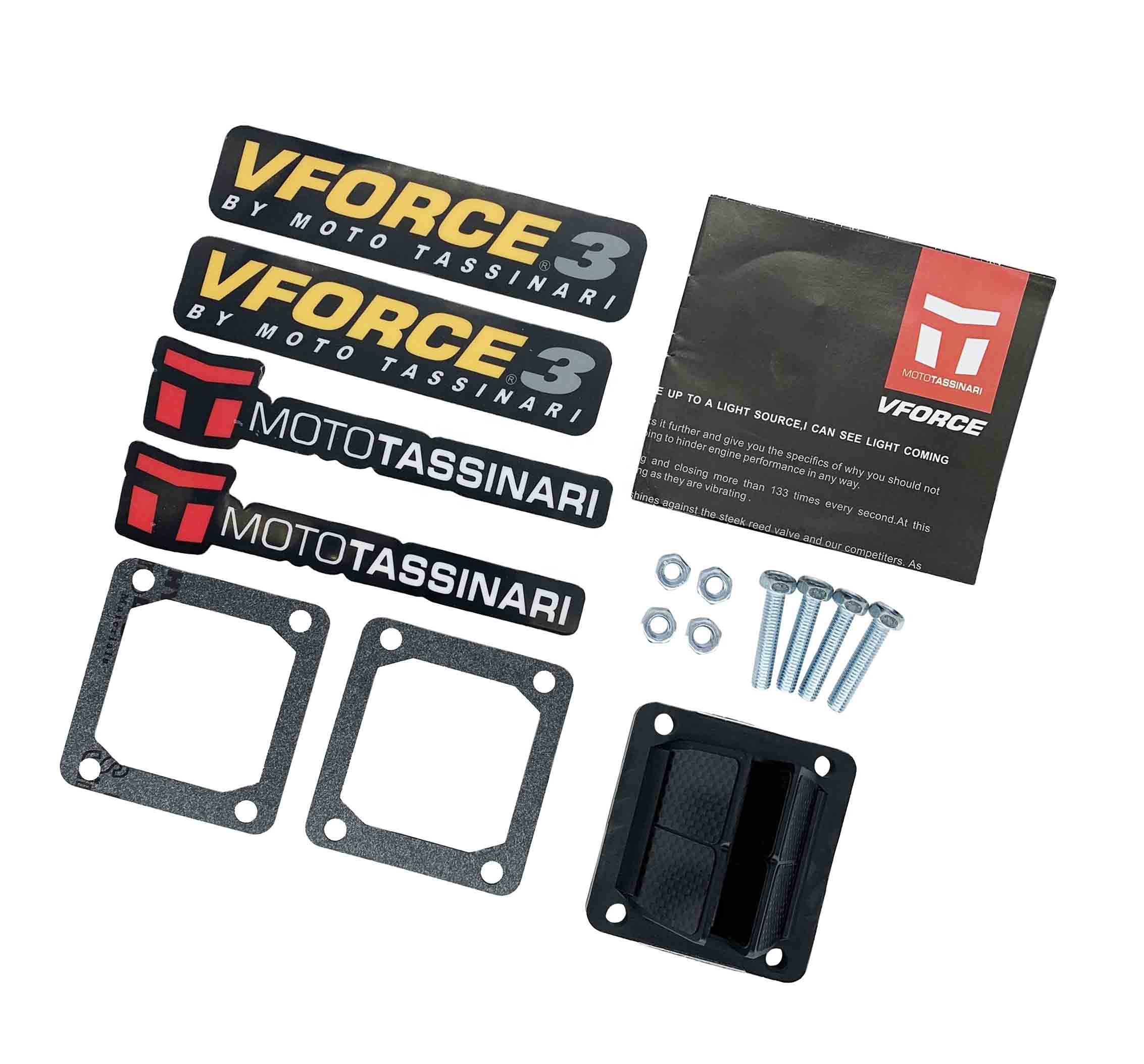 Тростниковый клапан V-Force 3 Vforce углеродного волокна тростниковый клапан для YZ85 Y125Z RXZ 02-13 V382A YZ400 CR250R Мотоцикл аксессуары Запчасти