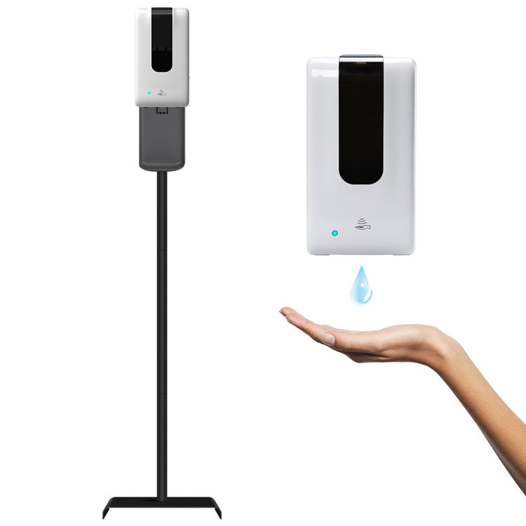 Fengjie Moveable Automatic alcohol hand liquid soap dispenser with stands for outdoor