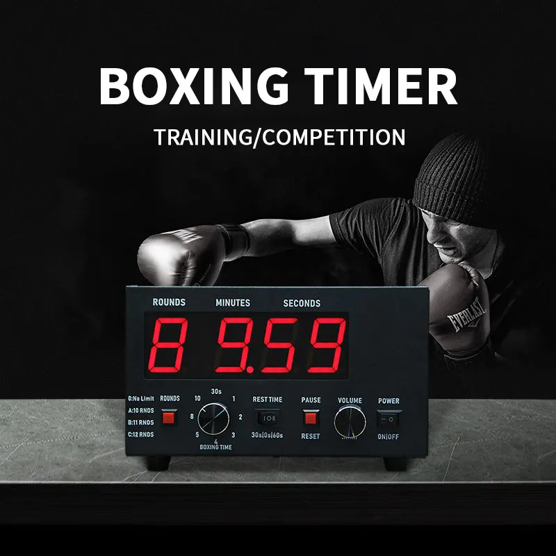 Classic Digital Timer Boxing Gym Dedicated Chronograph High-pitched Cue Loop Boxing Timer