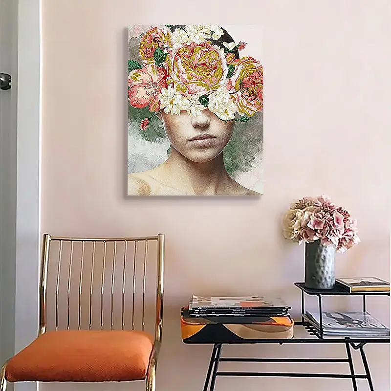 Decorative Paintings Modern Portrait Canvas Wall Art Picture Digital Printing Decorative Paintings