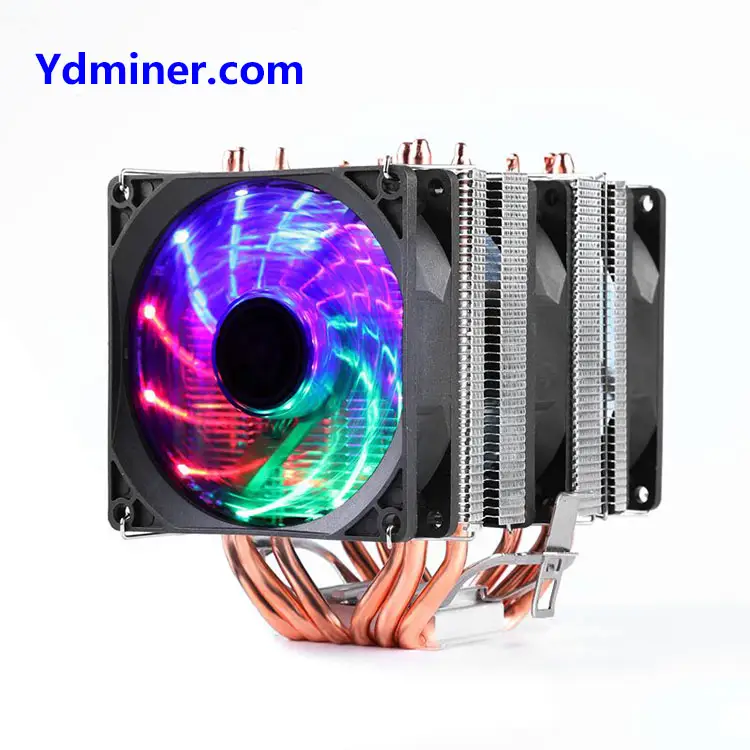 Low noise 4pins connector RGB fan CPU cooler fans OEM with bulk stock