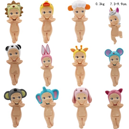 Cross Border New Product Angel Cheek Blind Box Set Car Ornament Desktop Screen Idol Figurine