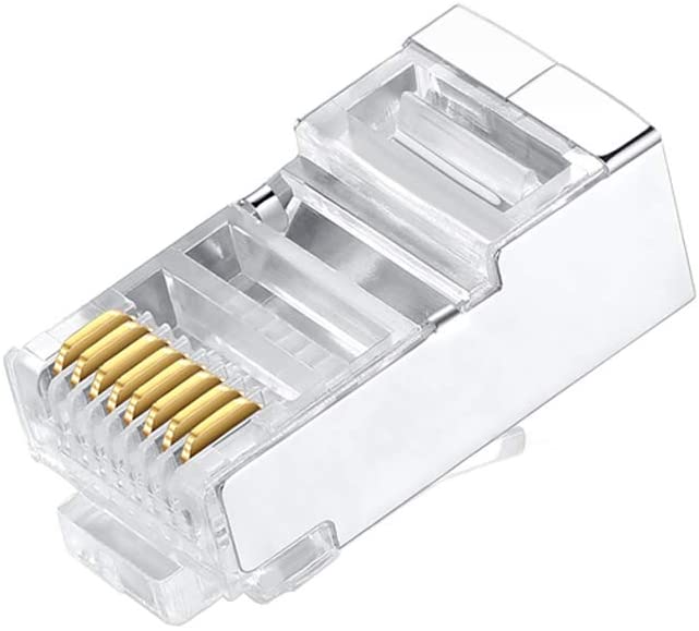 Разъем Cat6 RJ45, разъем Cat6 RJ45, металлический щит Cat6, конец RJ45, FTP 8P8C, Модульный сетевой разъем