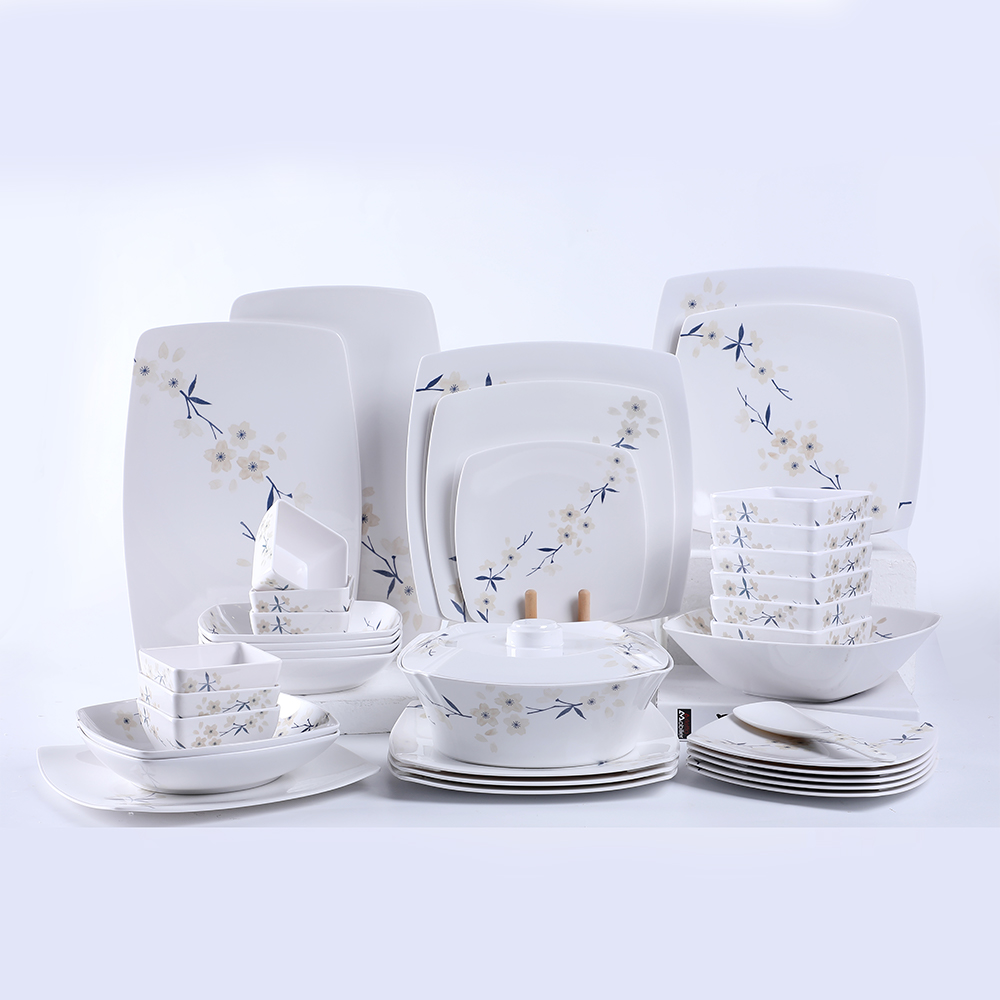 European standard modern gift 38 pcs melamine dinner set dinnerware set