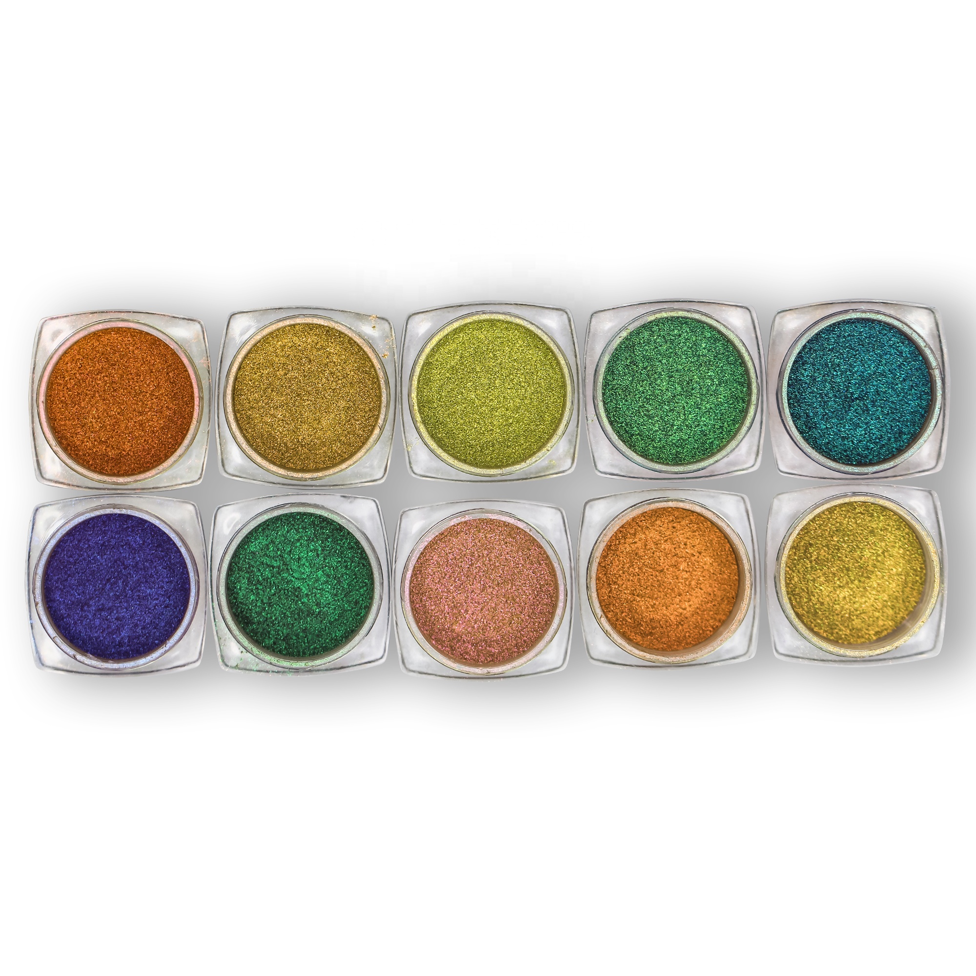 Private Label Eye Shadow Pigment Chameleon Glitter Multi Chrome Loose Eyeshadow Powder Shimmer Pigmented Eye Shadow