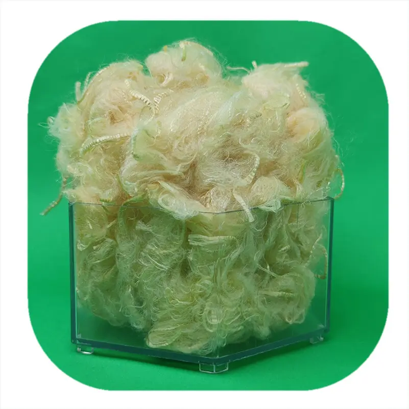 Popular Soybean Fiber textile protein fiber 1.5D 38MM  for spinning or filling quilt