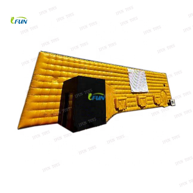 Portable square Inflatable Mobile altitude movie theatre tent / cinema party canopy for events outdoor