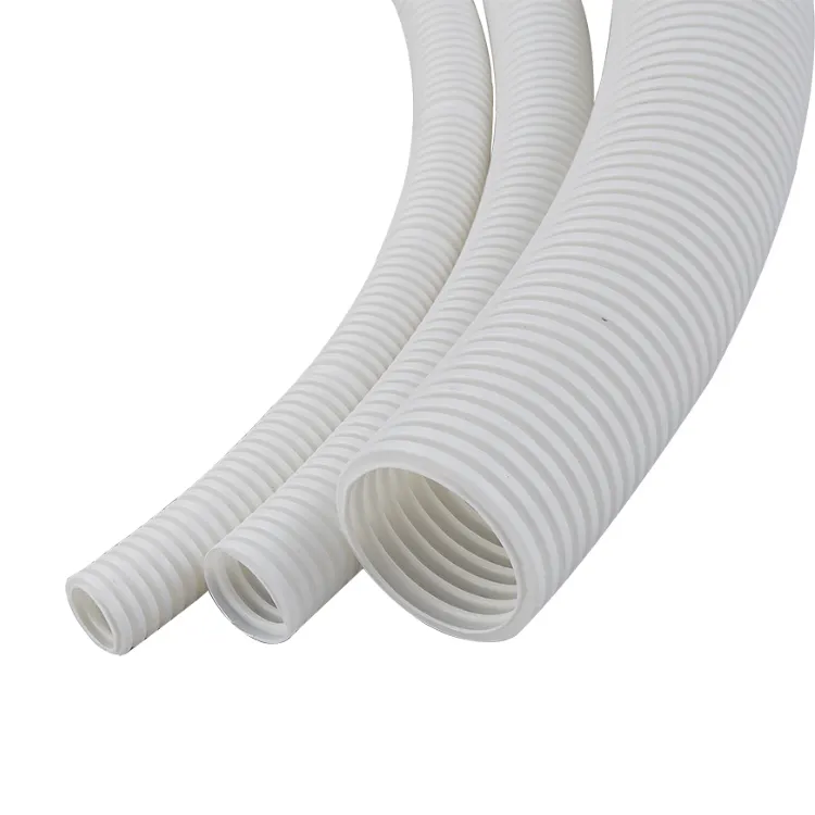 Good Flame Resistant PVC Electric Flexible Conduit Pipe For Electrical Wiring