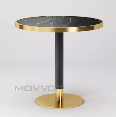 Кофейня столовая мебель для гостиниц Ресторан офис стол для встреч круглый металлический барный стол