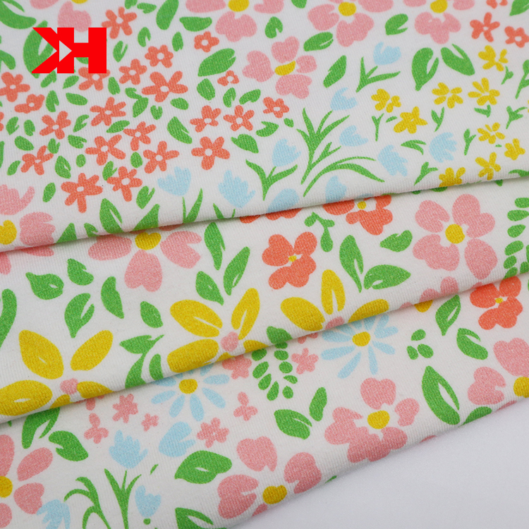 Низкий минимальный объем заказа 220GSM Санта-Клауса на Рождество, цифровые печатные 95% хлопок 5% лайкра Мягкая трикотажная одежда; Органическая ткань для платья