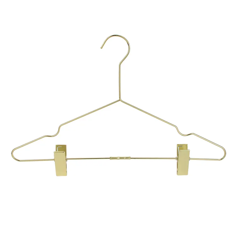 Bespoke high quality luxury white wood coat hanger with gold hook