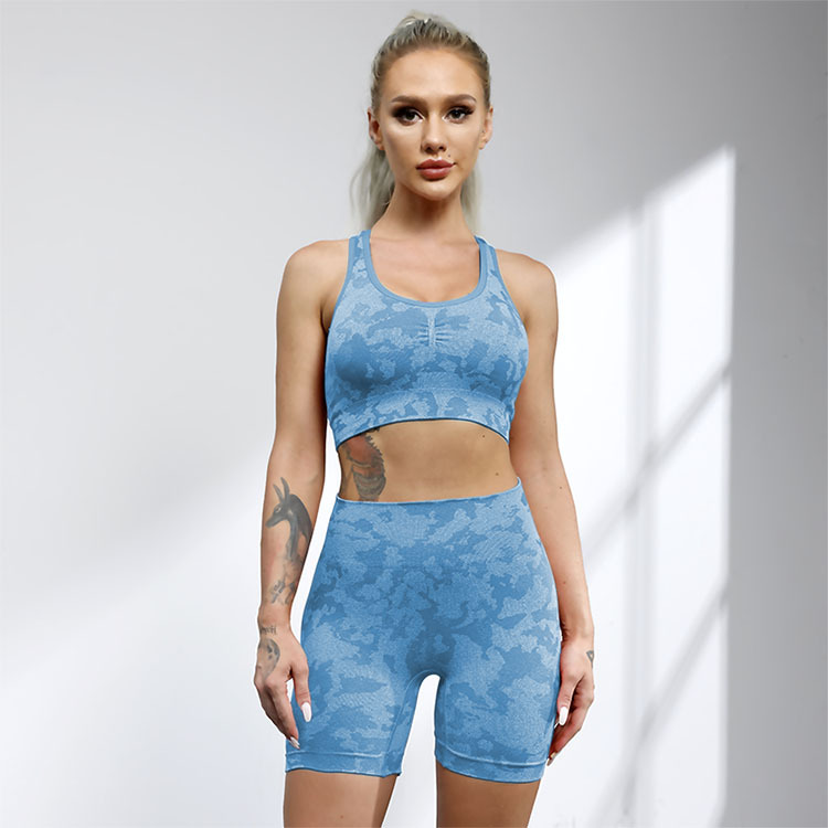 Custom Logo Yoga Shorts Leggings Set Yoga Sets Fitness Women High Waisted Workout Seamless Leggings Seamless Yoga Set