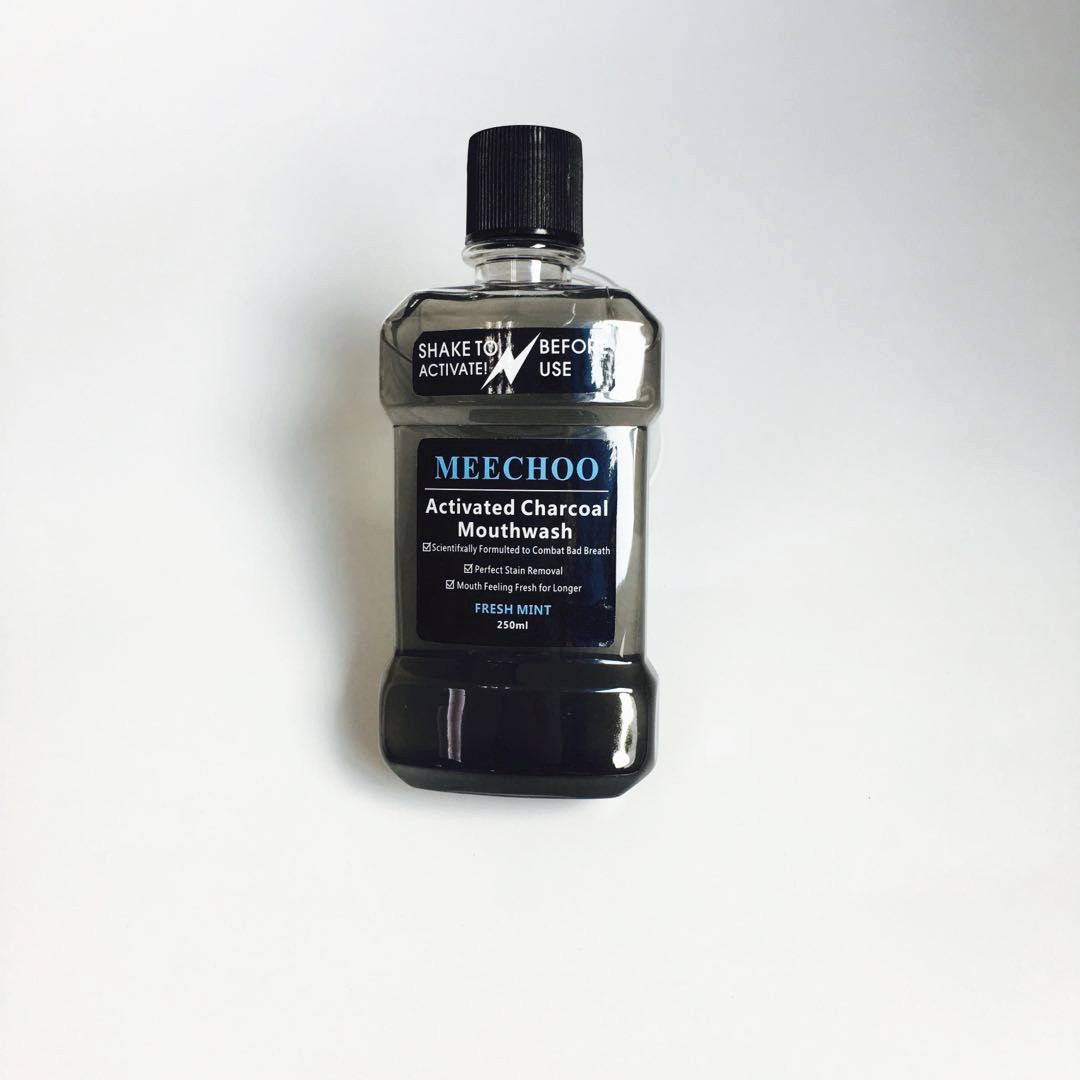 Новый инновационный ежедневное использование продуктов carcoal mouth_wash уголь жидкость для полоскания рта