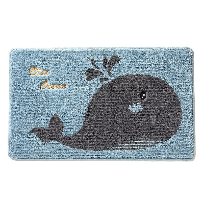 Cartoon Door Mat Absorbent Foot Mat Household Door Bathroom Entrance Non-slip Mat Carpet